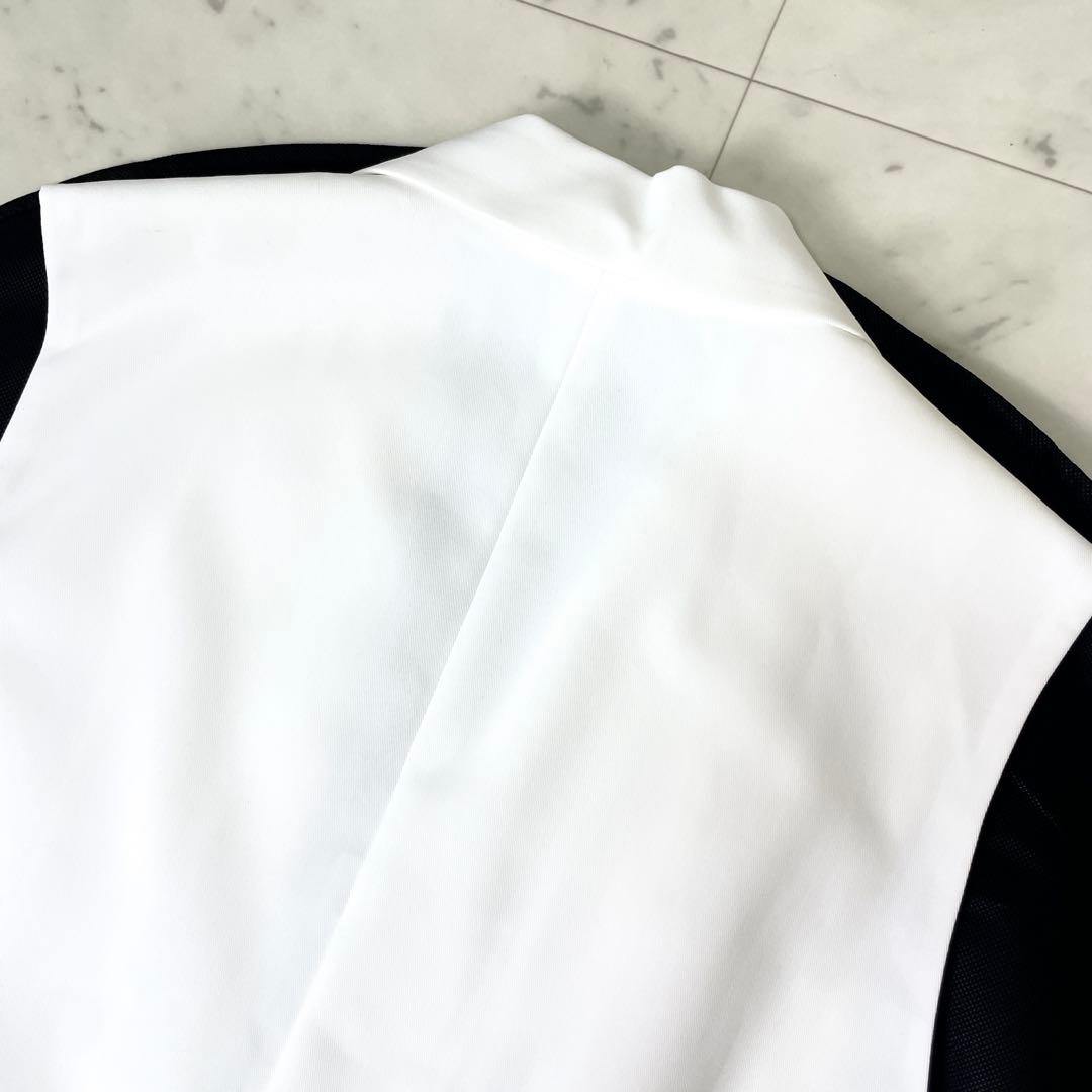 【新品未使用】アドーア クリスピークロスジャケット ベスト 白 M