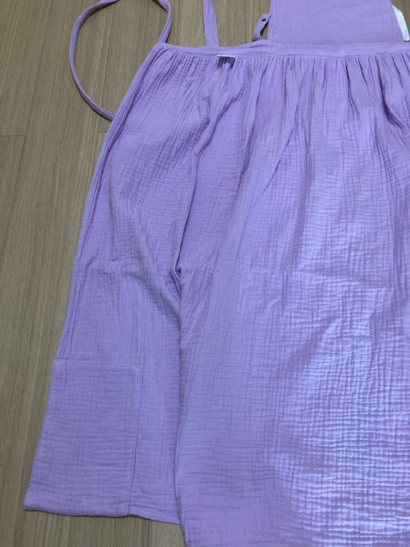 chunさま専用 辻希美 プロデュース コットンガーゼエプロン パープル