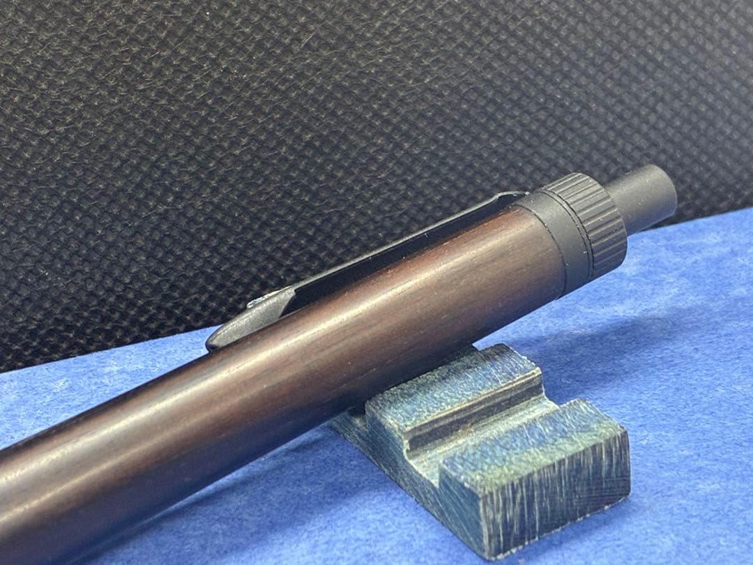 【早い者勝ち】縞黒檀　シャーペン0.5mm 加藤金属　木軸ペン　ハンドメイド