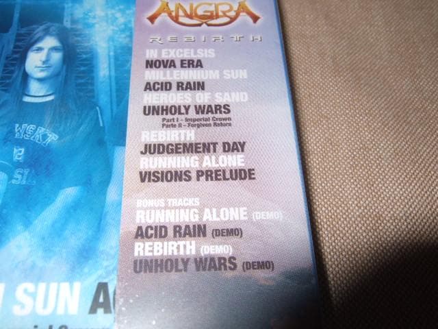 ANGRA,新品未開封,アングラ,REBIRTH,ボーナス・トラック4曲入り