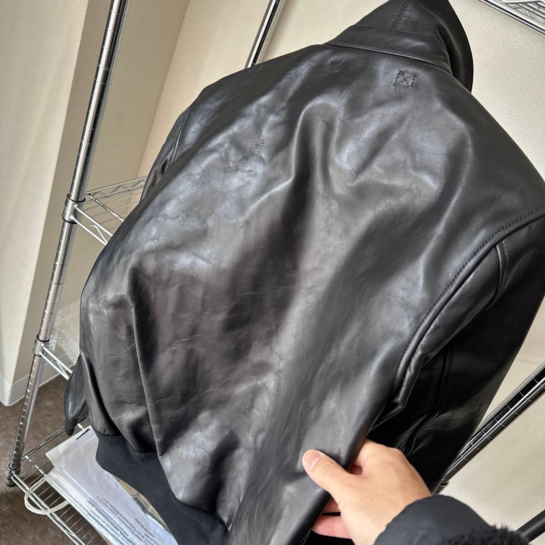 SIMONS 植鞣オイルワックス ホースハイドA-2フライトジャケット XL相当