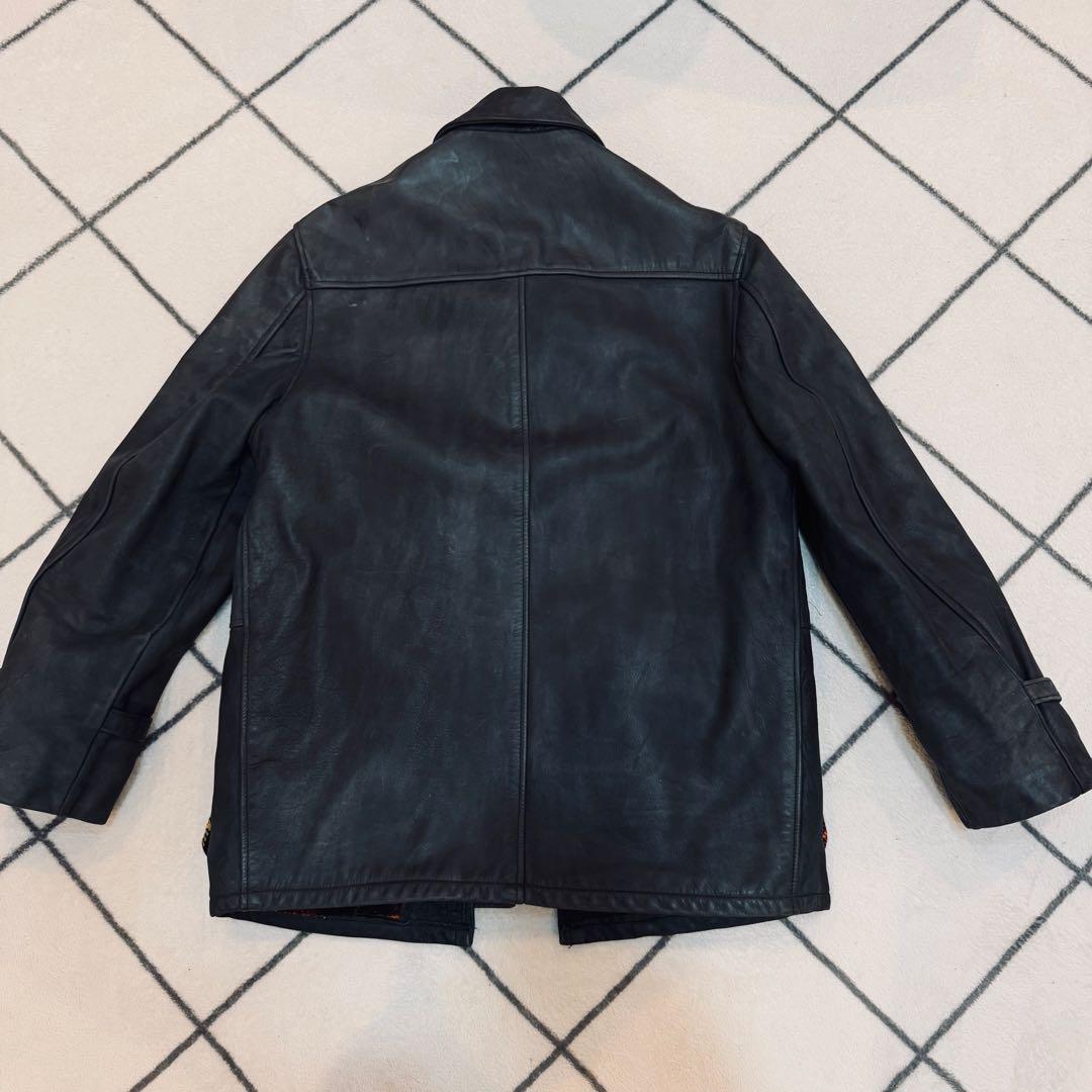 レアモデル　Schott ヌバックレザージャケット 36　ハーフコート