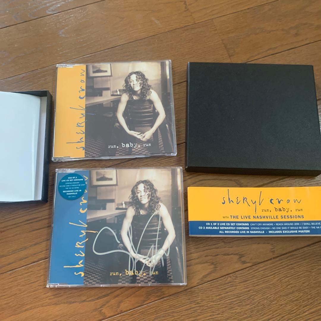Sheryl Crow RUN BABY RUN LIVE CD 2枚サイン入