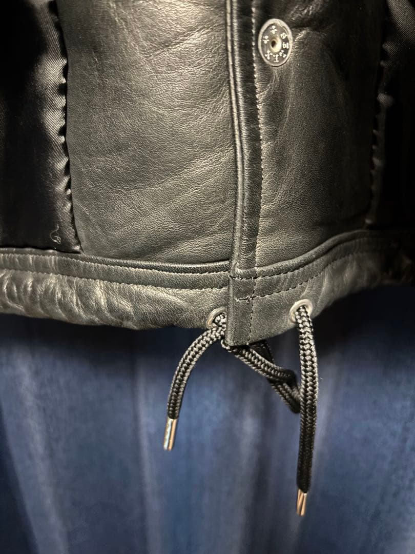 ジャケット・アウター ACANTHUS Leather Coaches Jacket XXL