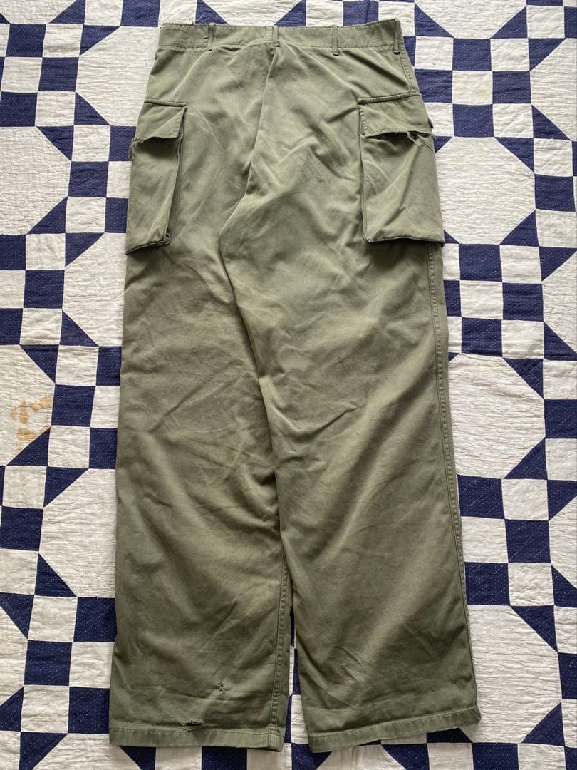 【雰囲気系】40s usarmy m43 カーゴパンツ コットンツイル hbt