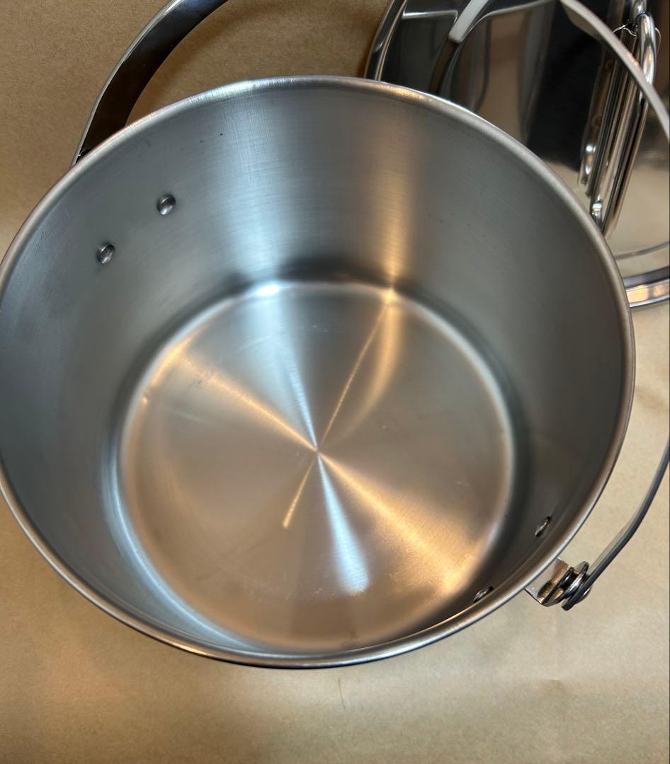 キャプテンスタッグ　クッカーセット　ごはん炊きクッカー　フライ返し、お玉　付き