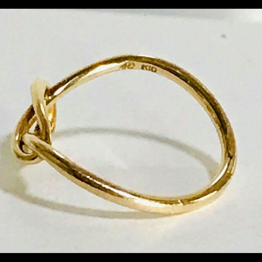 4°C k10 ダイヤモンドリング　8号サイズ