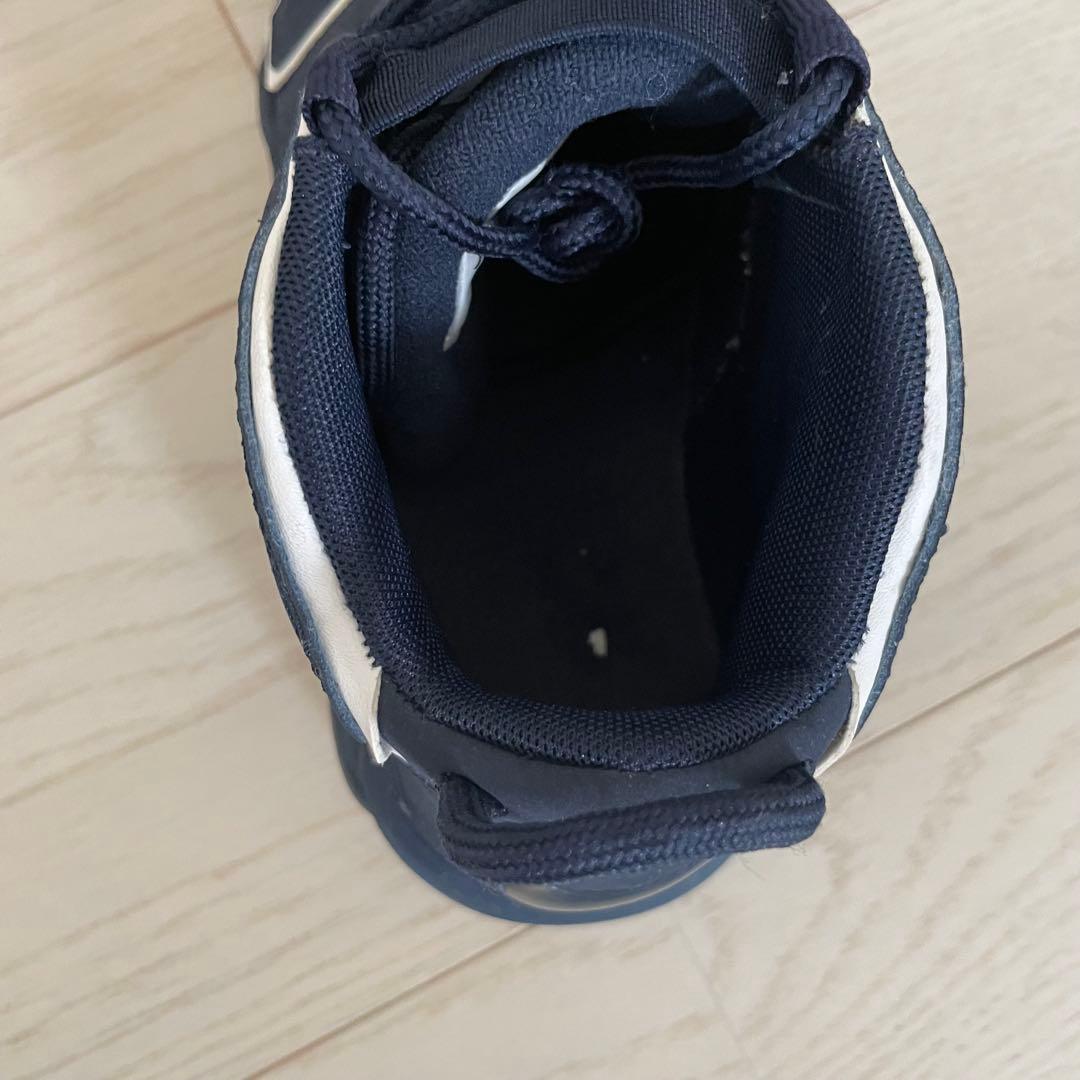 【nikeナイキ】モアテン レディース25cmネイビーMORE UPTEMPO