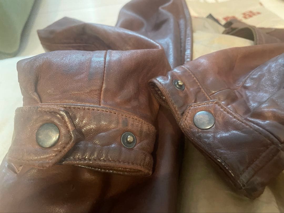 Ralph Lauren ブラウンレザージャケット M