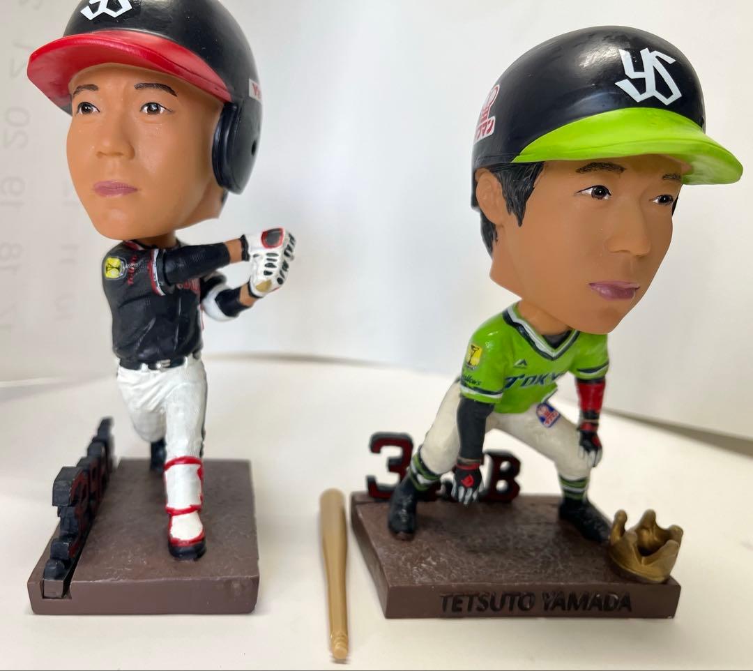 東京ヤクルトスワローズ　山田哲人ボブルヘッド　トリプルスリーセット
