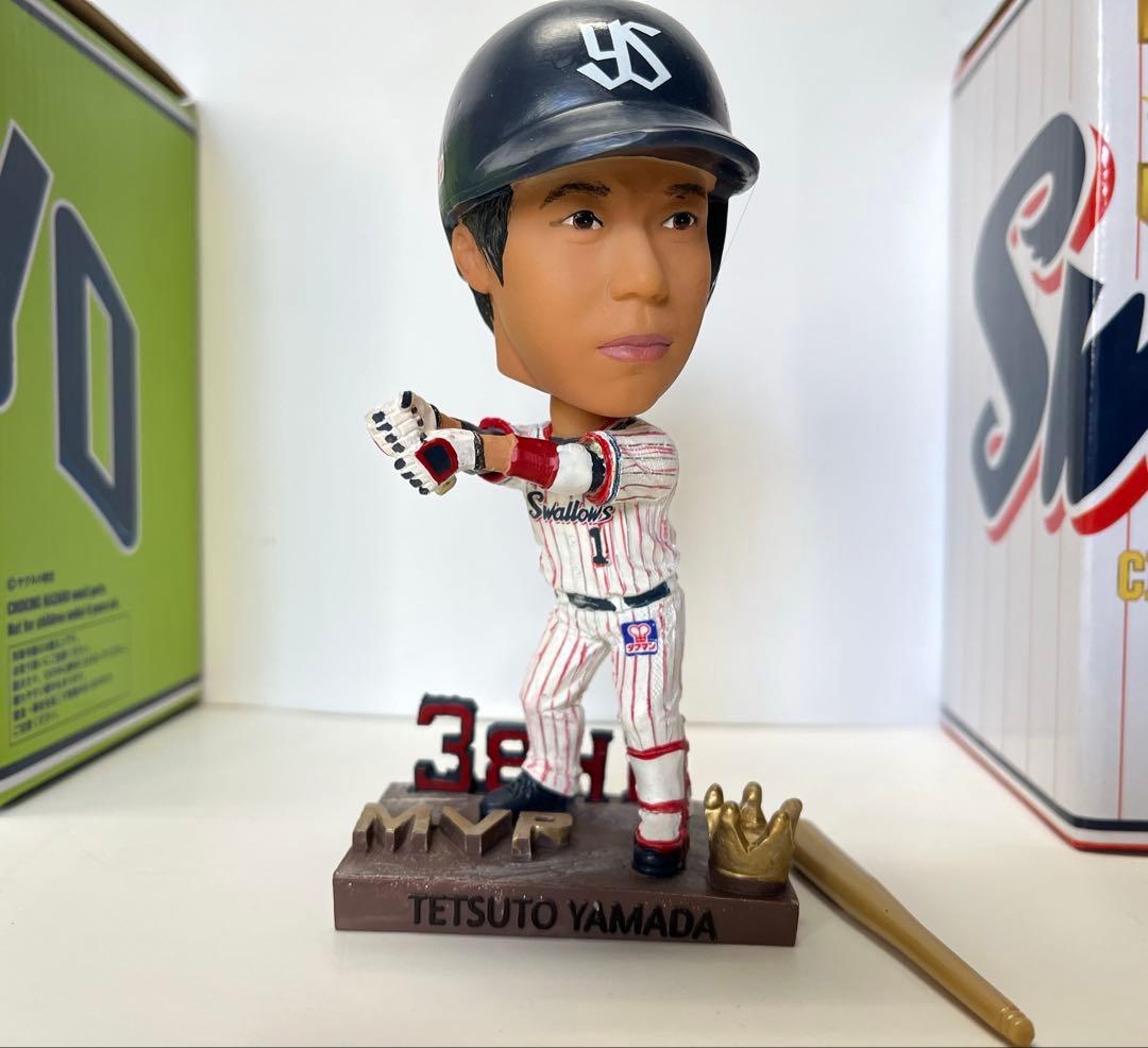 東京ヤクルトスワローズ　山田哲人ボブルヘッド　トリプルスリーセット