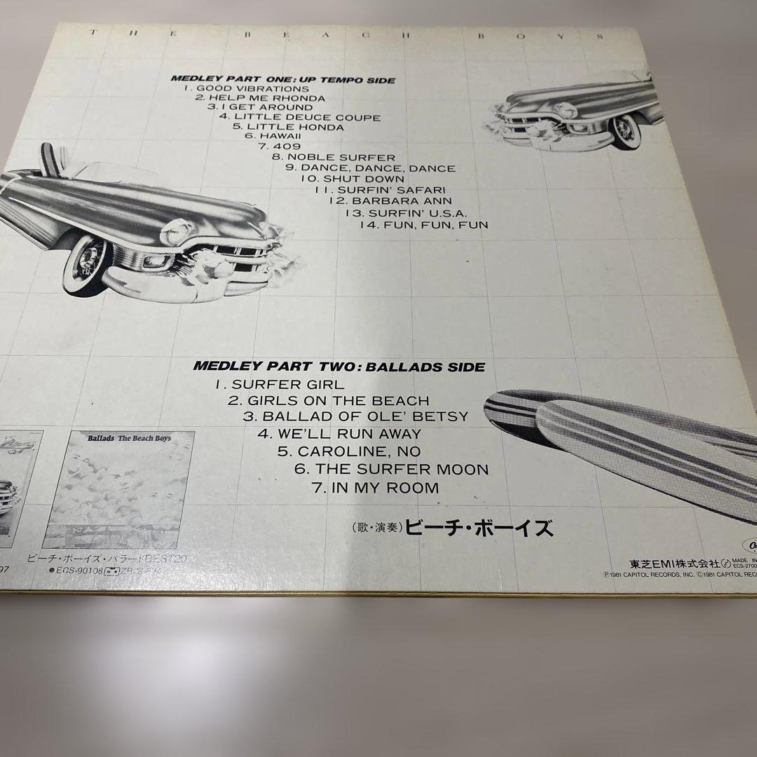 レコード4枚/ビーチボーイズ&ブルースジョンストン マイクラブ&ビーチボーイズ