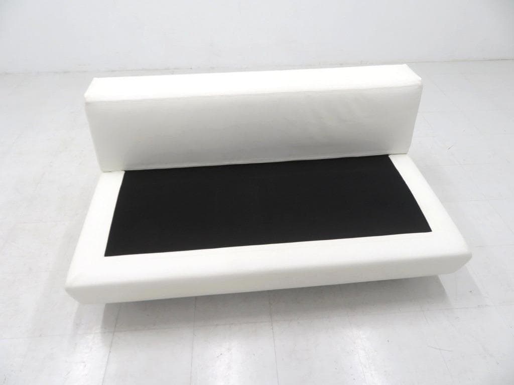 展示品　アルフレックス　ミオ　総本革　レザー　2人掛けソファ　ラブソファ