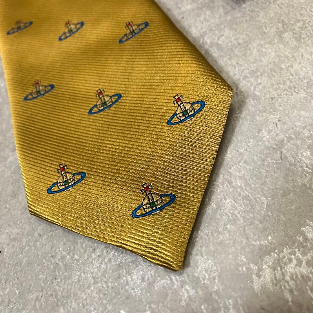 Vivienne Westwood、ネクタイ、イエロー系、マスタード系