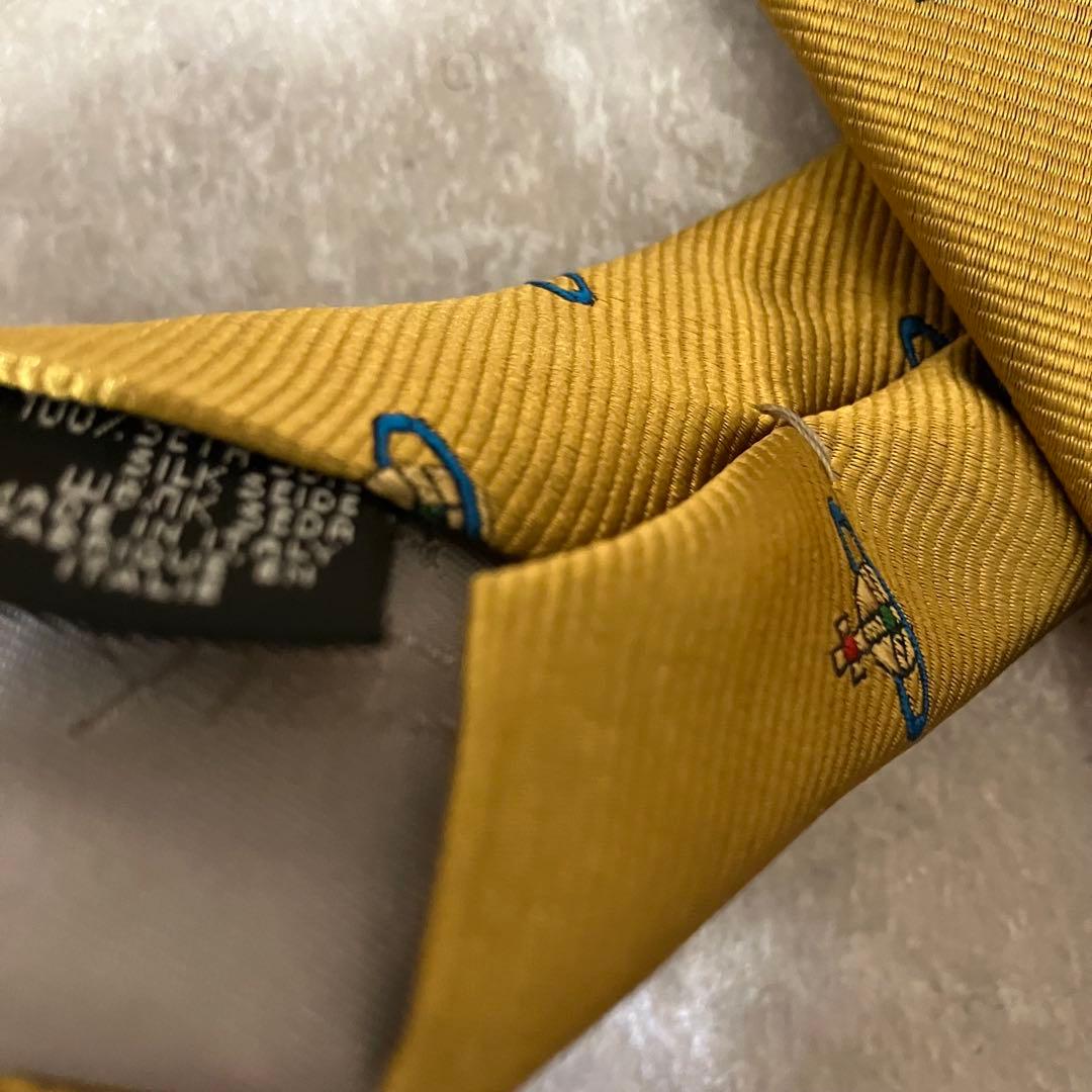 Vivienne Westwood、ネクタイ、イエロー系、マスタード系