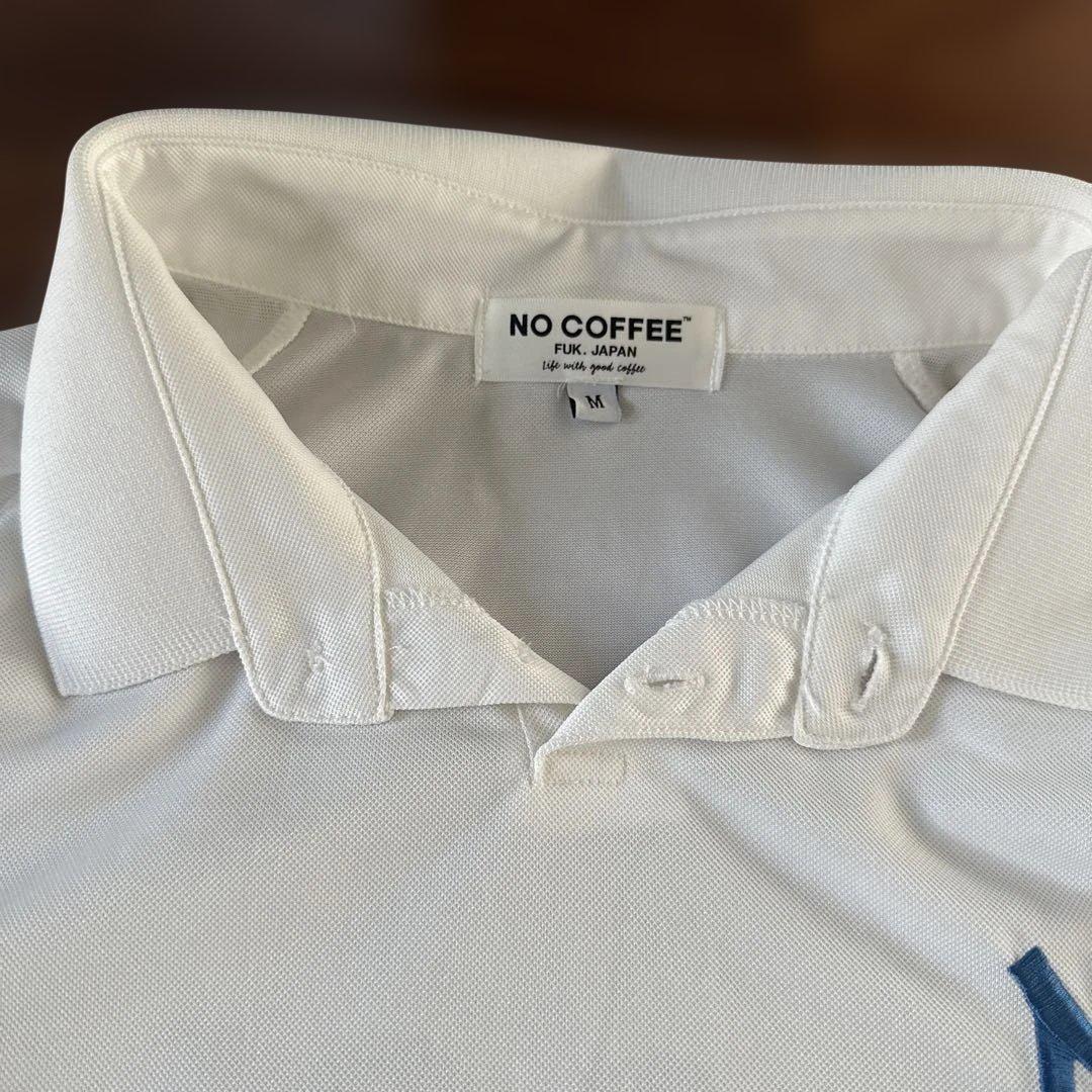 NO COFFEE NO GOLF ポロシャツ Mサイズ美品