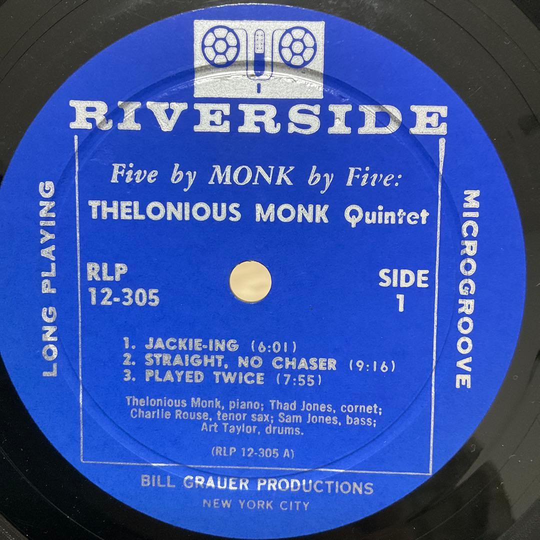 Five by MONK by Fiveセロニアスモンク　USオリジナルレコード