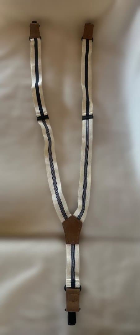 muta ストライプ 　サスペンダーベルト