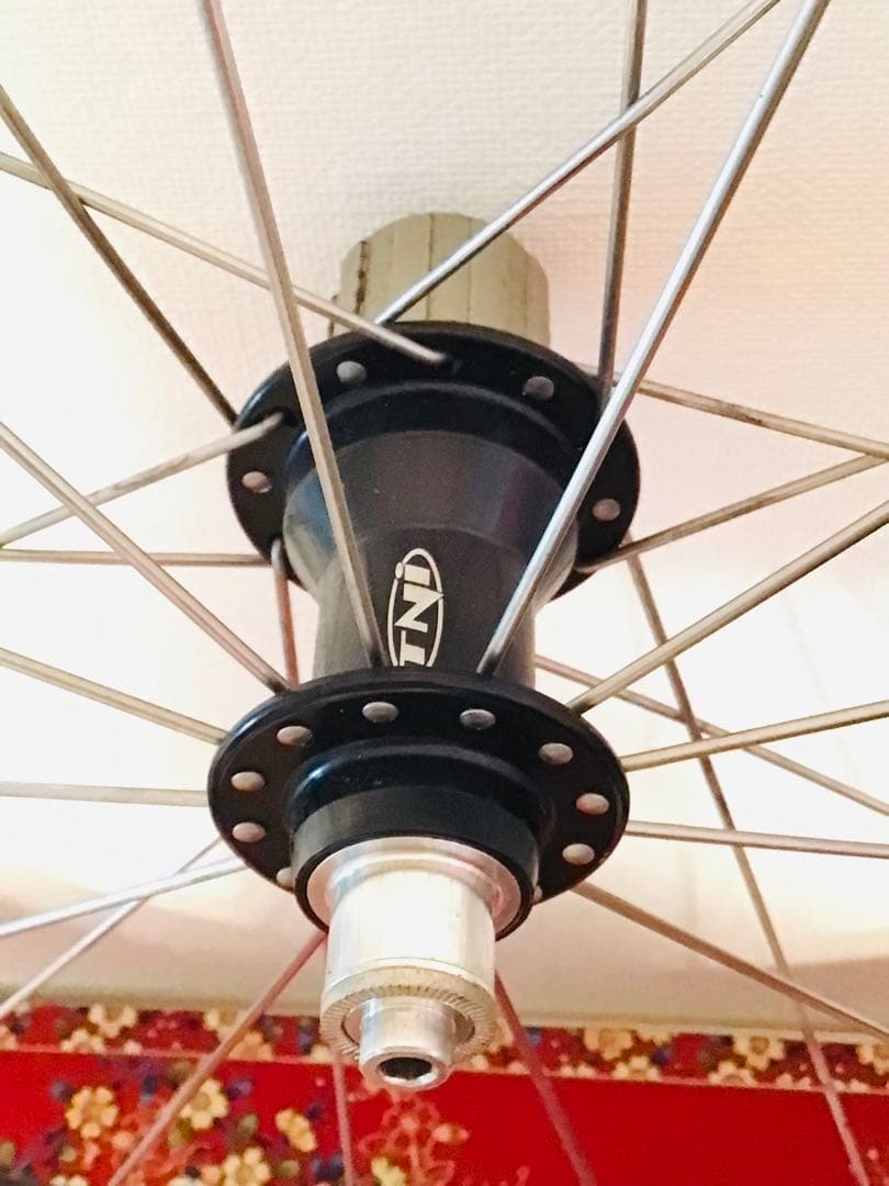 TNi 未使用 カーボンホイールセット 60/88 チューブラー シマノ10s