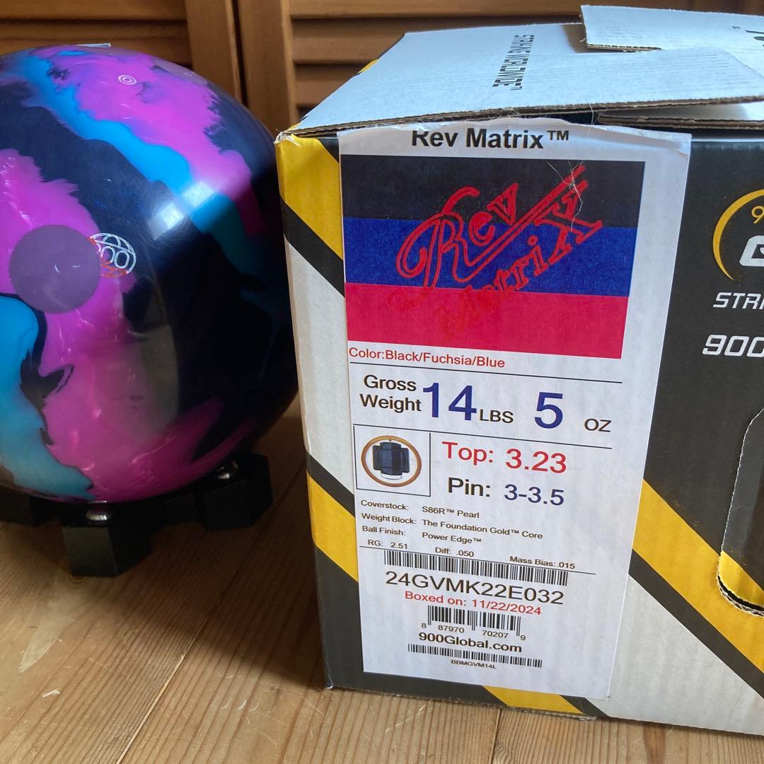 よ*し様 Global900 レブ・マトリックス ボウリングボール 14ポンド