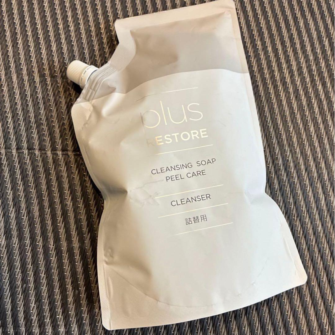 プラスリストア　クレンジングソープ泡ピールケア詰替用 500ml 1袋