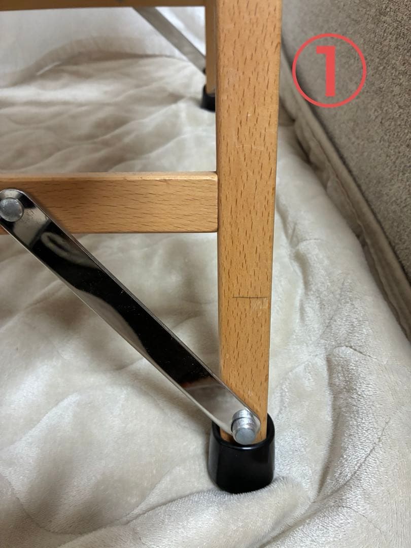 【2脚セット】Hilander(ハイランダー) ウッドフレームチェア コットン