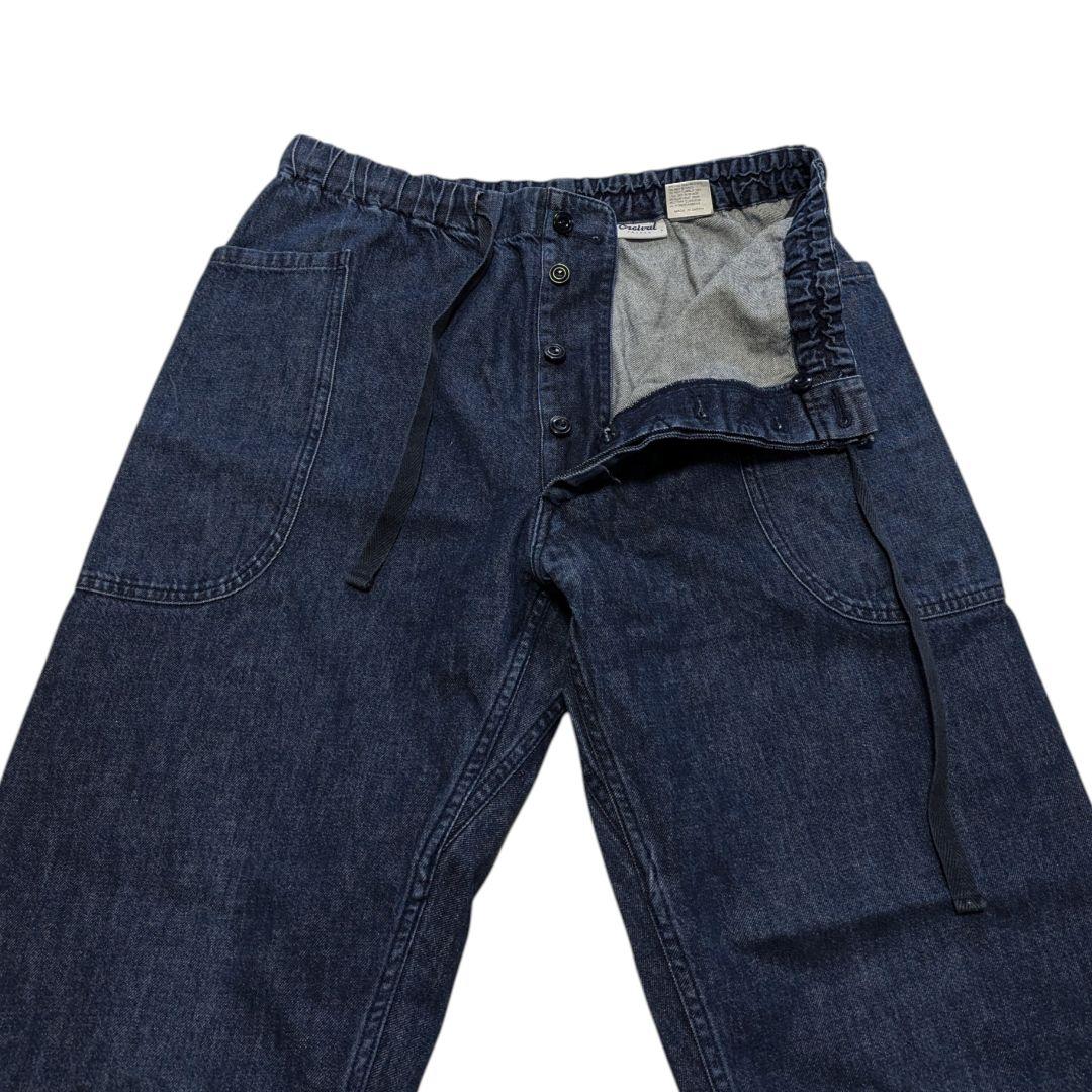 ORCIVAL - デニムイージーマリンパンツ 刺繍 ボタンフライ