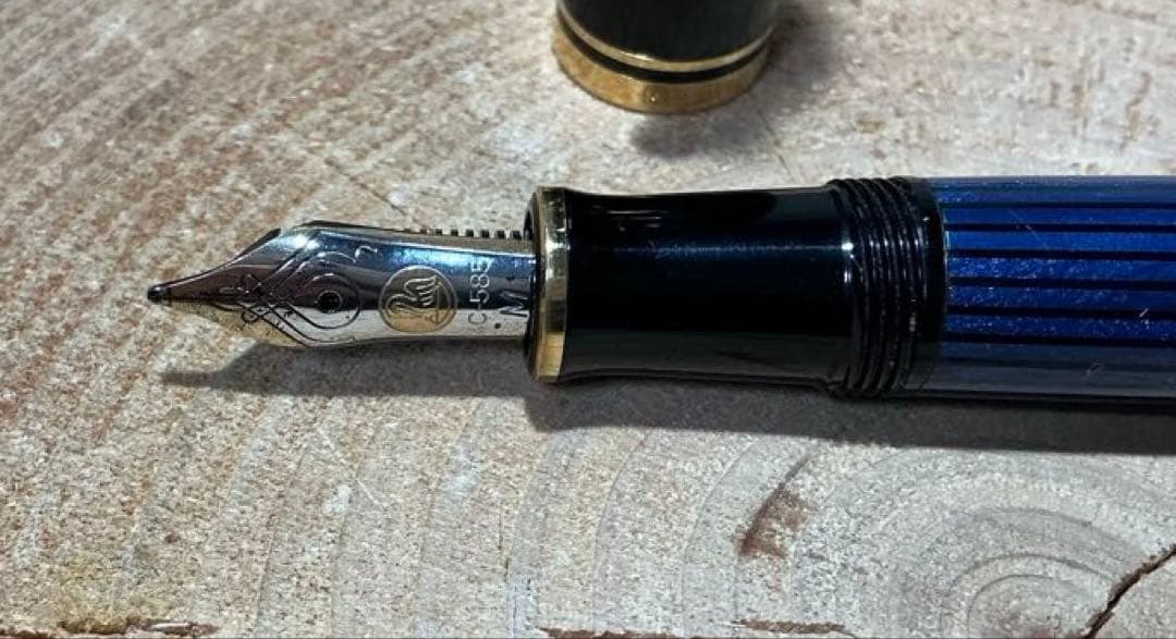 ペリカン Pelikan スーベレーン M400 ブルー縞 万年筆 M