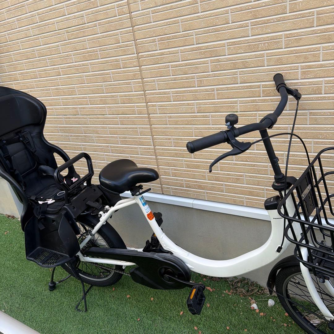 電動アシスト自転車 チャイルドシート付き ホワイト