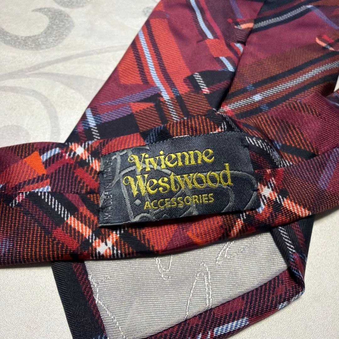 Vivienne Westwood オーブ ストライプ系ネクタイ　アート