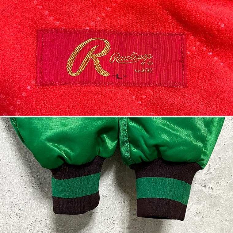 福岡ダイエーホークス グランドコート スタジャン ジャケット アシックス製 L