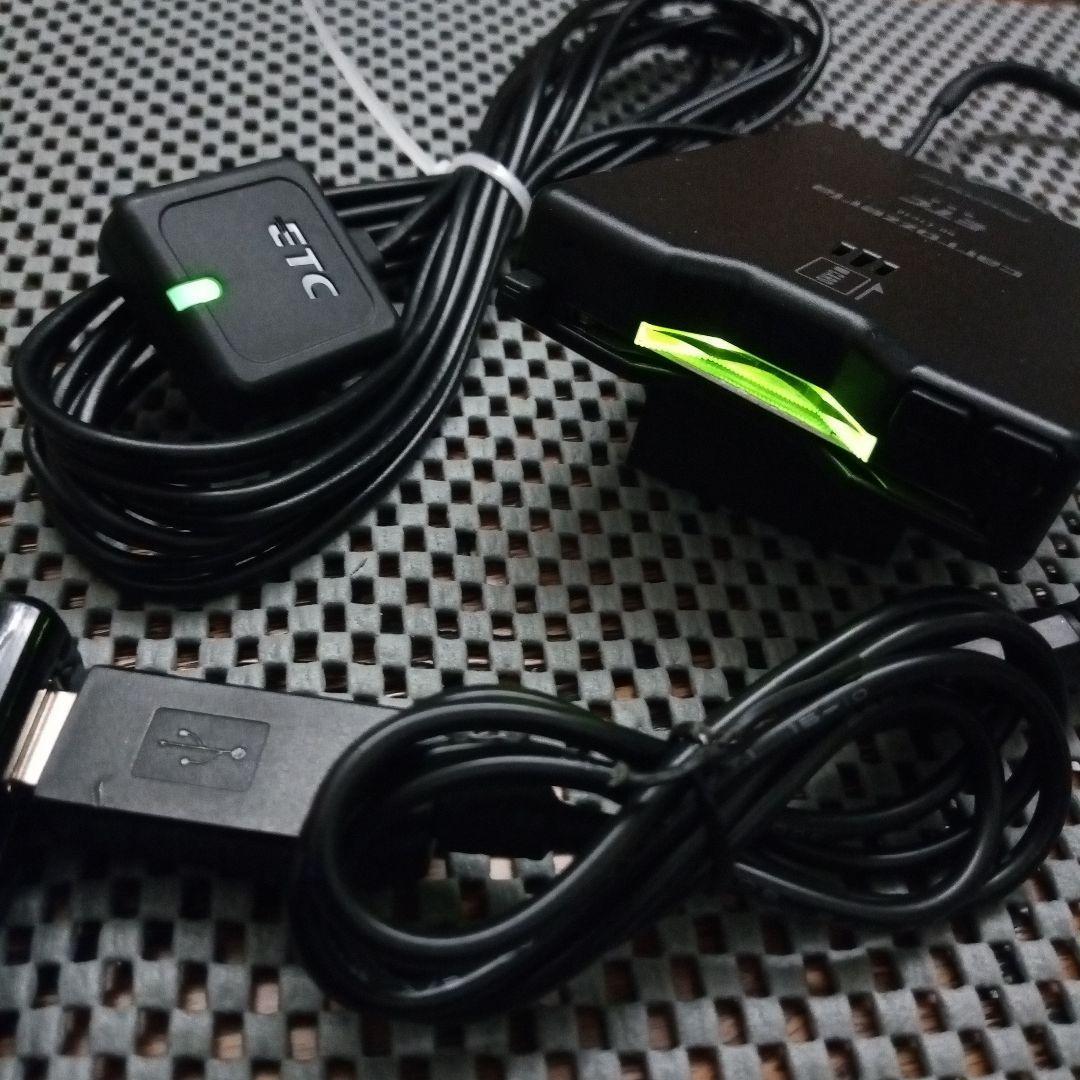 軽自動車登録ETCカロッツェリアND-ETC40 USB電源仕様 電源配線変更可