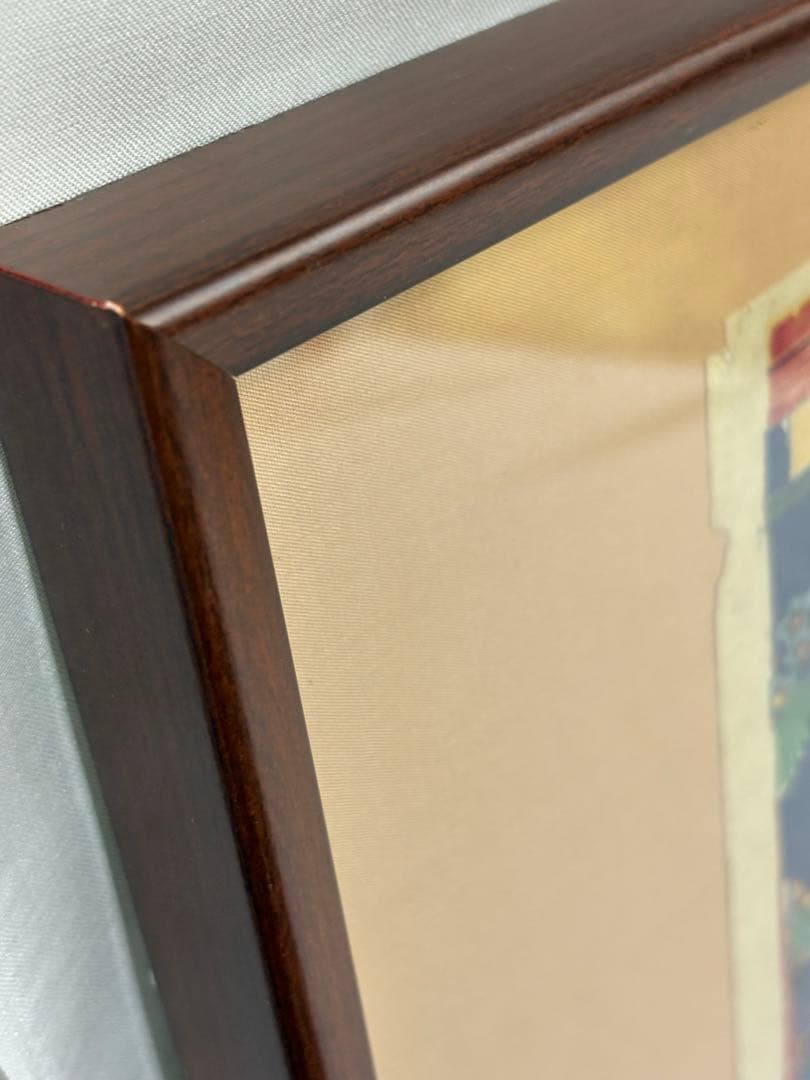 「舞楽之図」 楊洲周延 浮世絵 錦絵 3枚続 額装