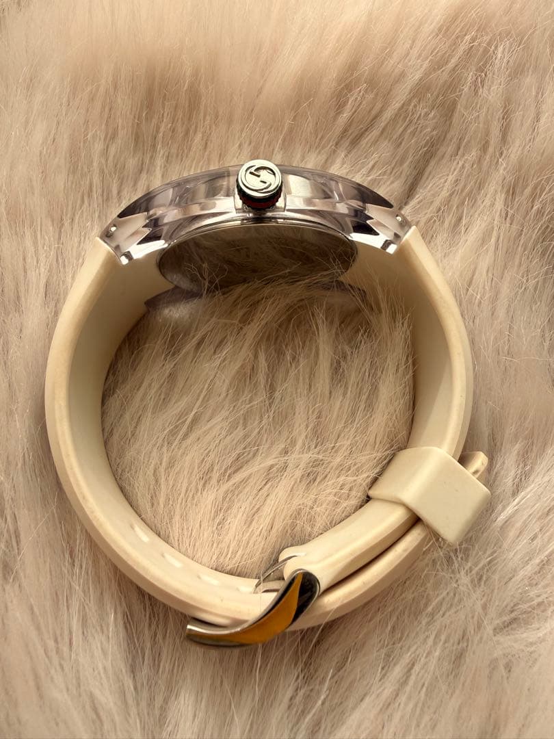 GUCCI 腕時計 クォーツ ホワイト
