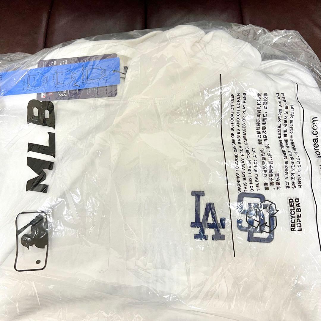 Lサイズ MLB ソウルシリーズ ドジャース パドレス パーカー 白 大谷翔平
