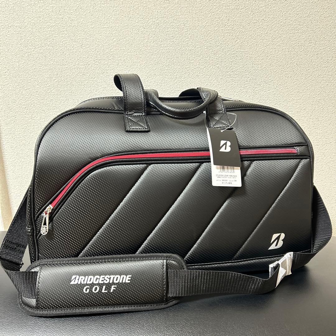 未使用タグ付き ブリヂストン ゴルフ ボストンバッグ　BBG301 黒