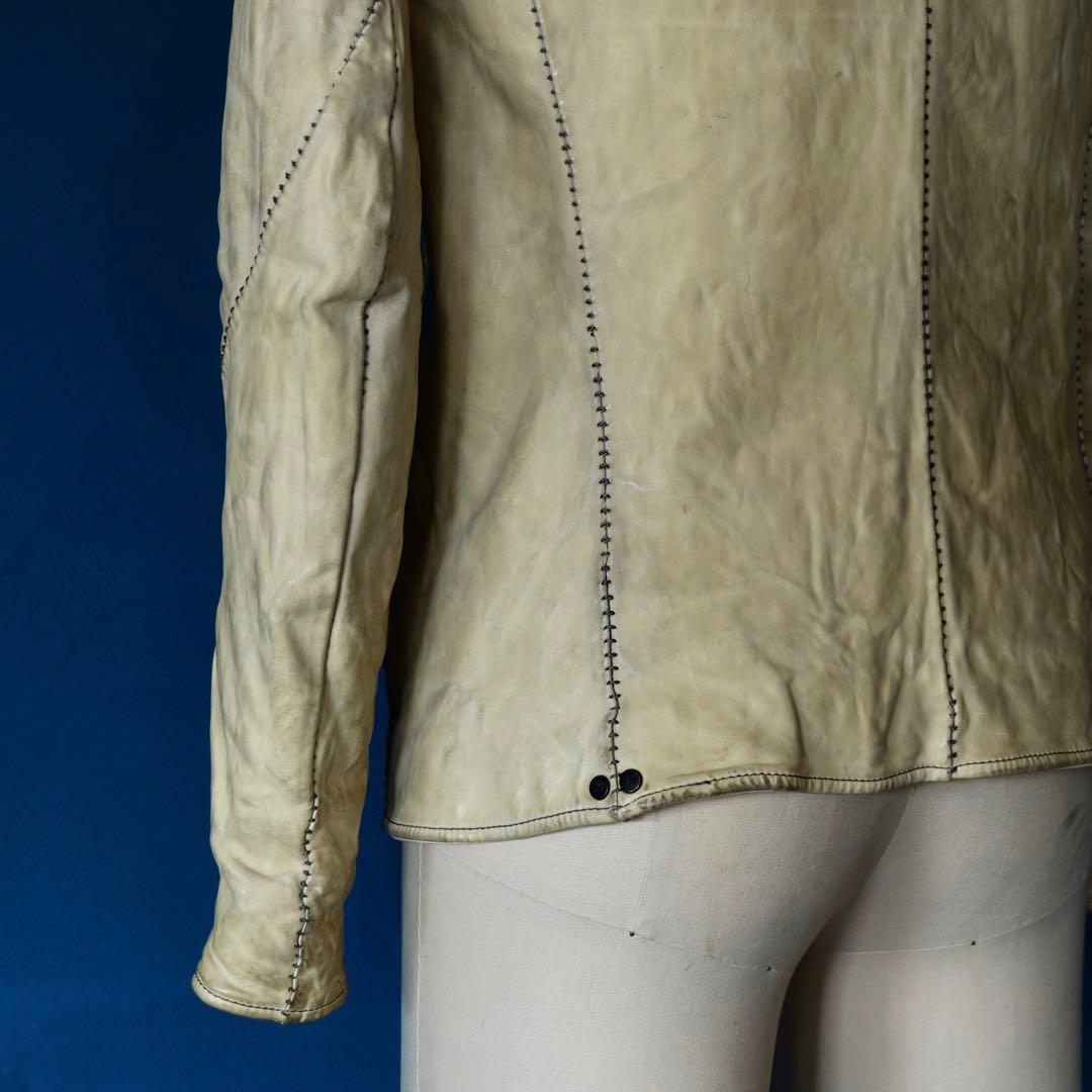 incanation 白鞣し ホースレザージャケット Horse Leather