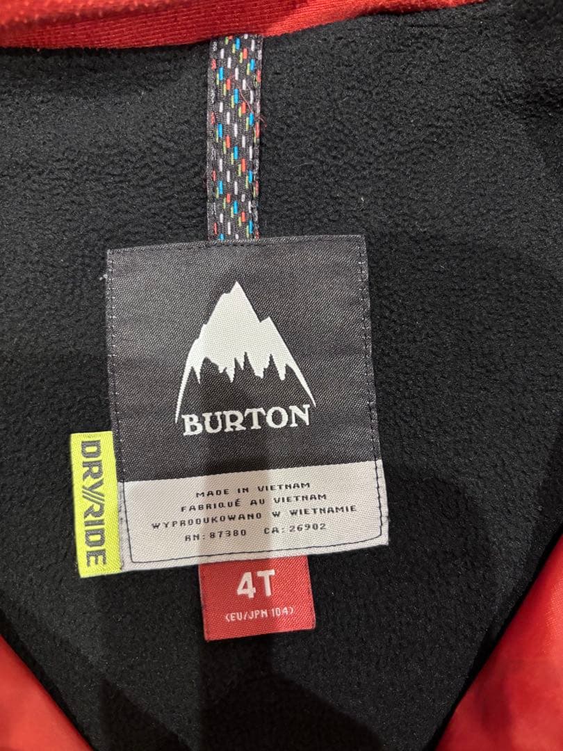 バートン　スノースーツ　スキーウェア スノーボードウェア　100 4T
