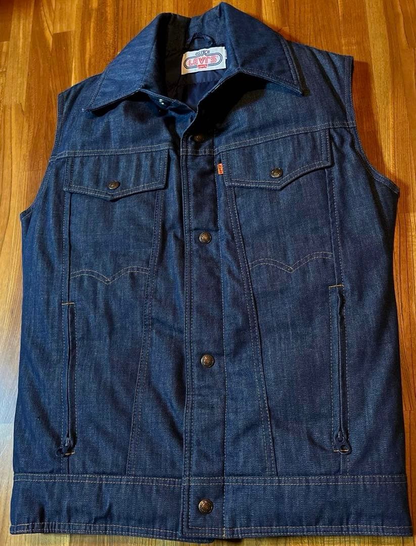 70s リーバイス スキー ヴィンテージ SKI ダウン ベスト ジャケット S