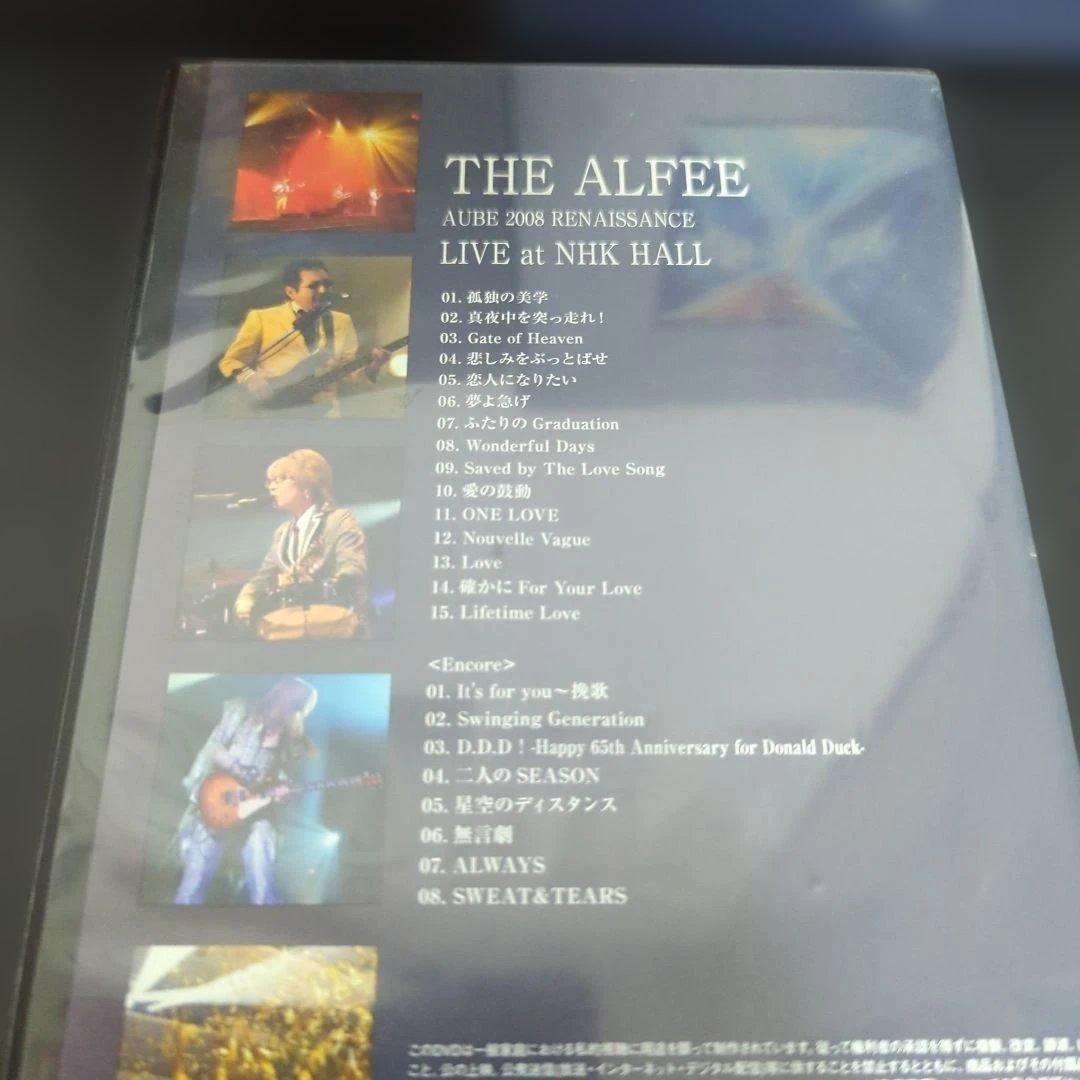 ミュージック THE ALFEE AUBE2008 RENAISSANCE NHK HALL