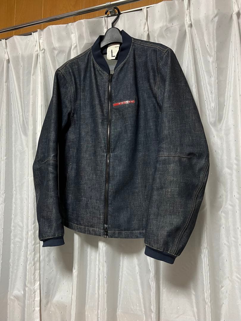 PRADA SPORT 2003 CHALLENGE デニムボンバージャケット