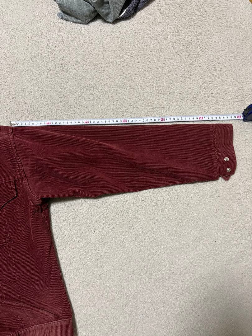 Levi's バーガンディ コーデュロイジャケット