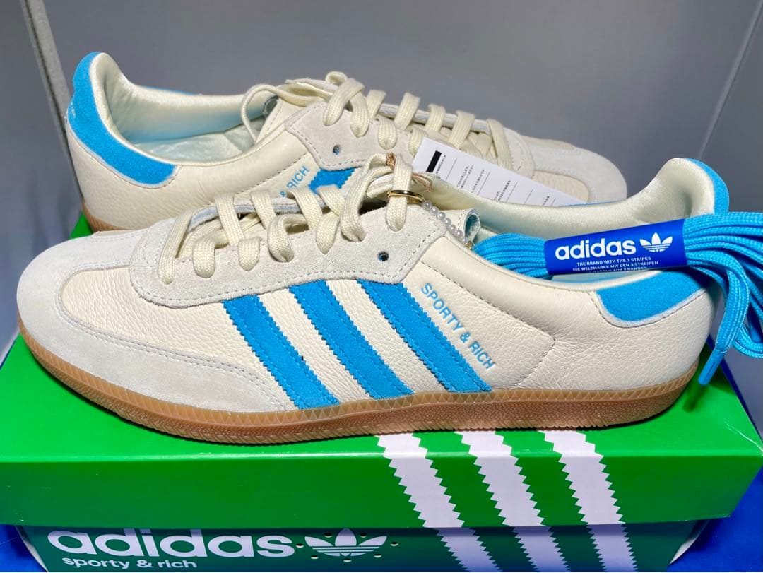 Sporty & Rich × adidas Samba OG
