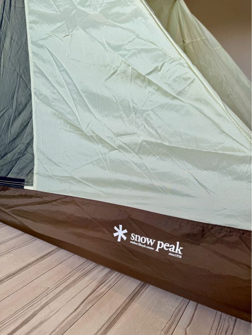  peak ランドロックアイボリー　純正ポール付き