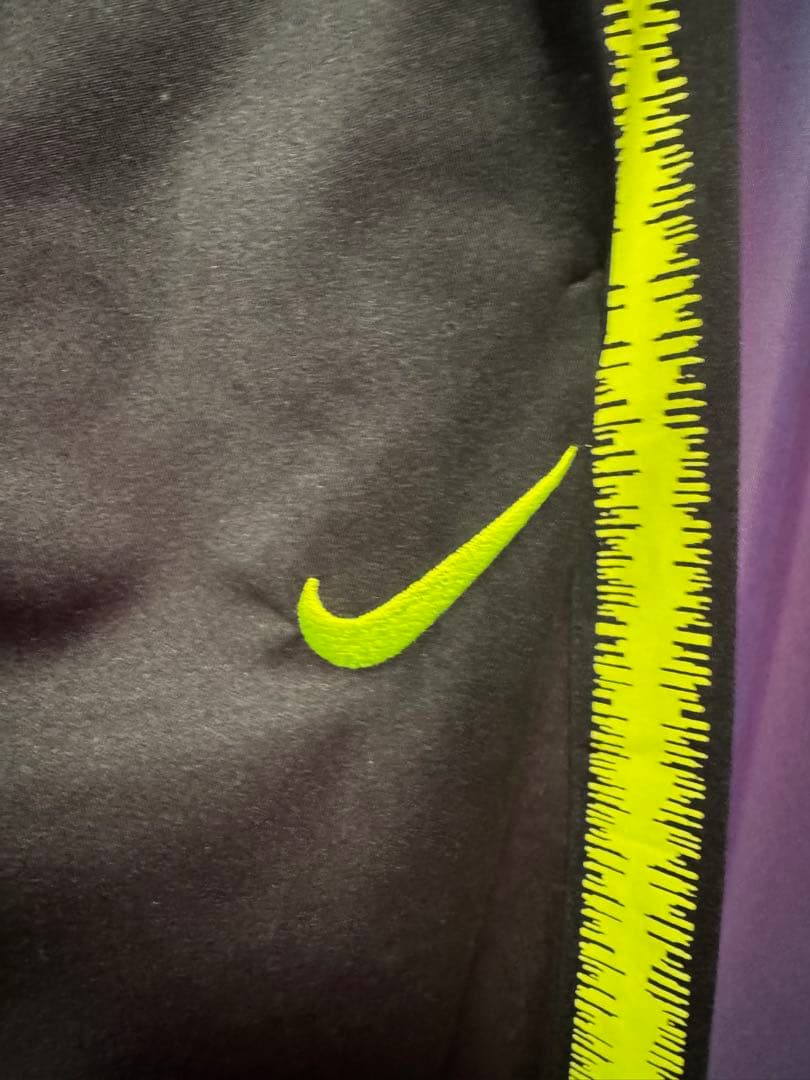 Nike サッカーウェア ジャージ 黒/緑/黄　ナイジェリア　上XL 下L