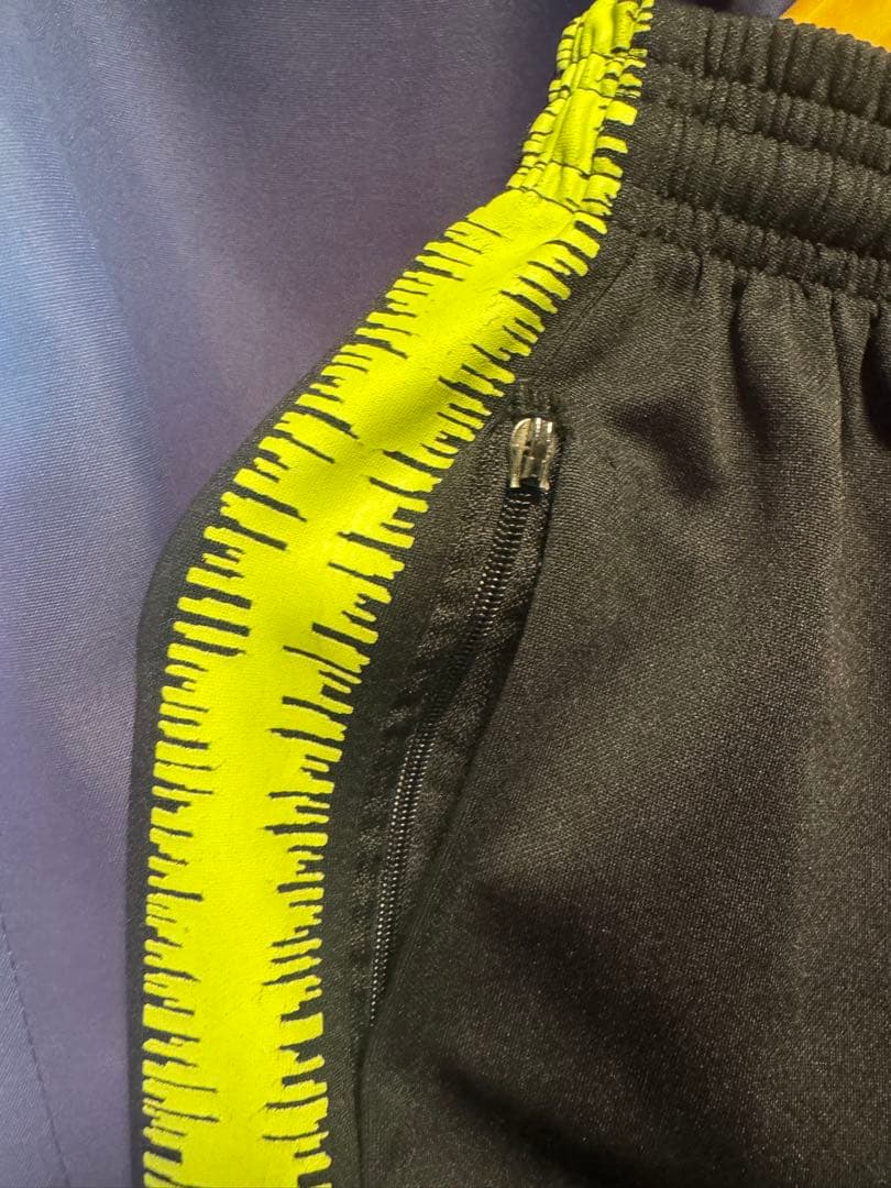 Nike サッカーウェア ジャージ 黒/緑/黄　ナイジェリア　上XL 下L