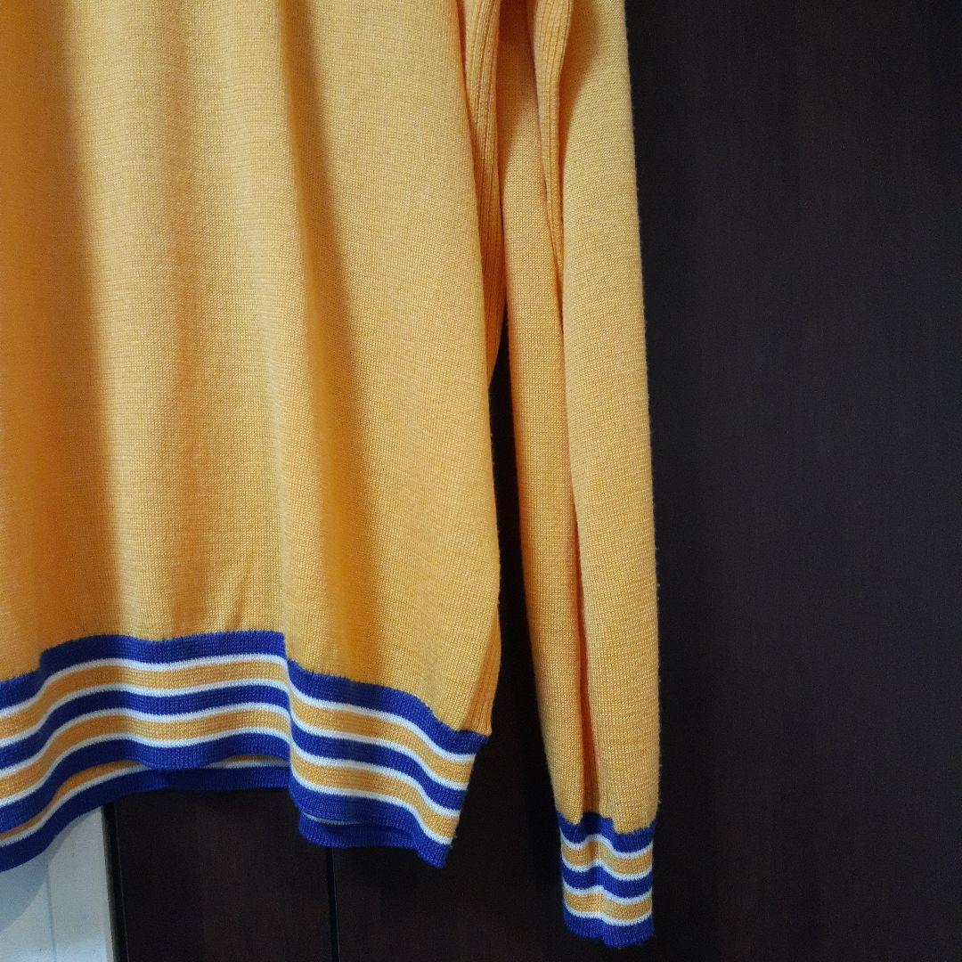 新品ラッセルノ　Russeluno Golfハイゲージニットセータ定価30800