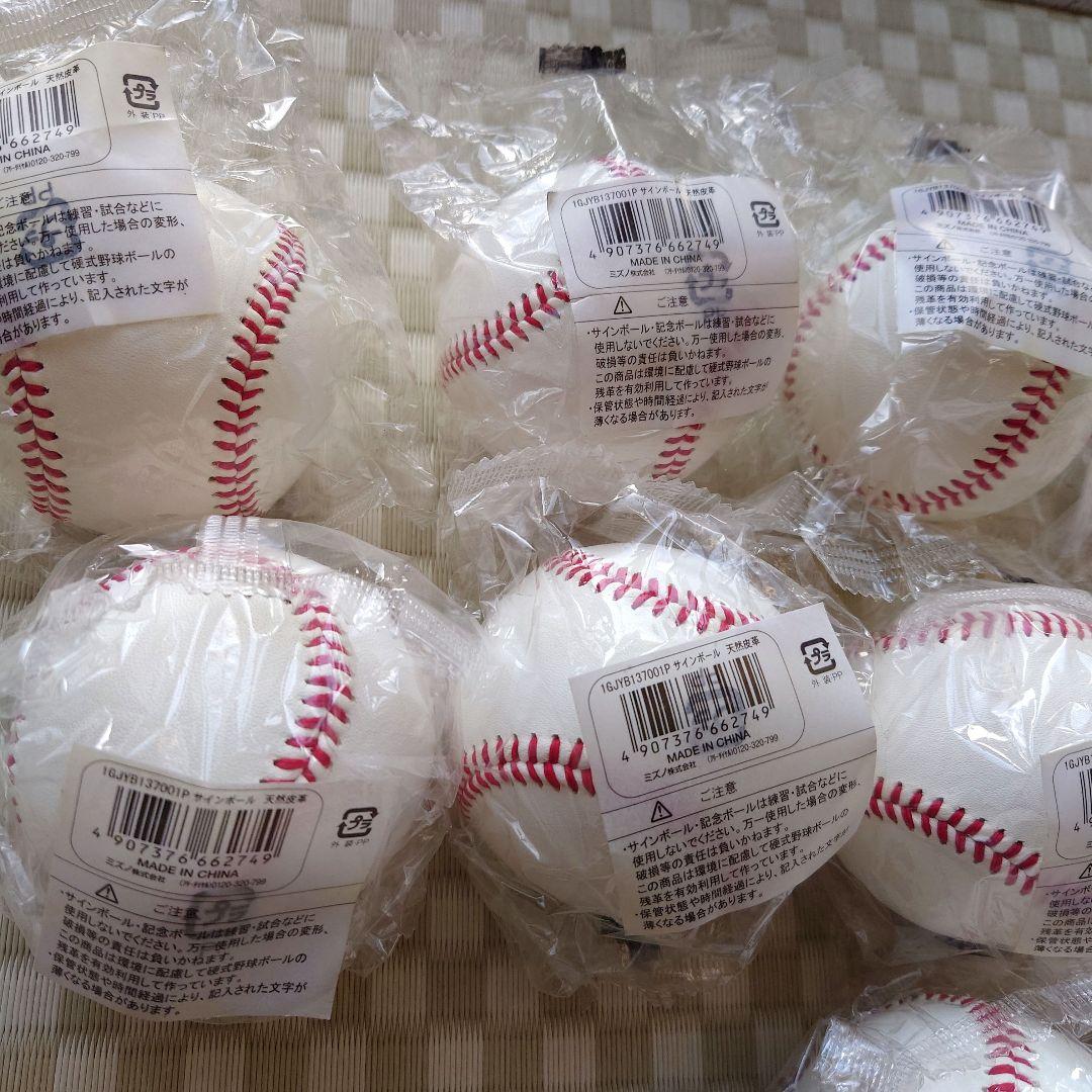 ミズノ　天然皮革 サインボール 16個セット