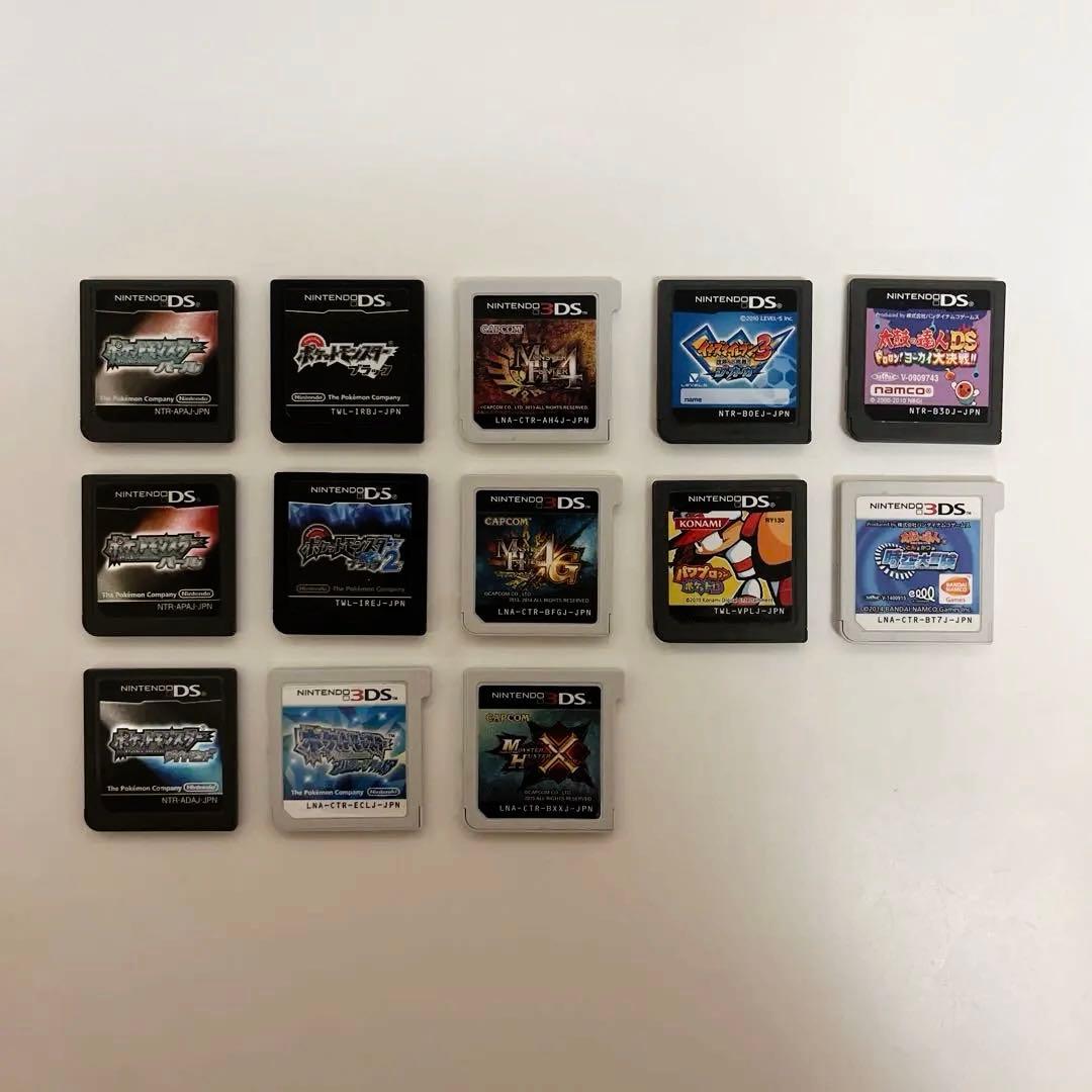 ニンテンドーDS 3DS ソフト13本 ポケットモンスター モンスターハンター他