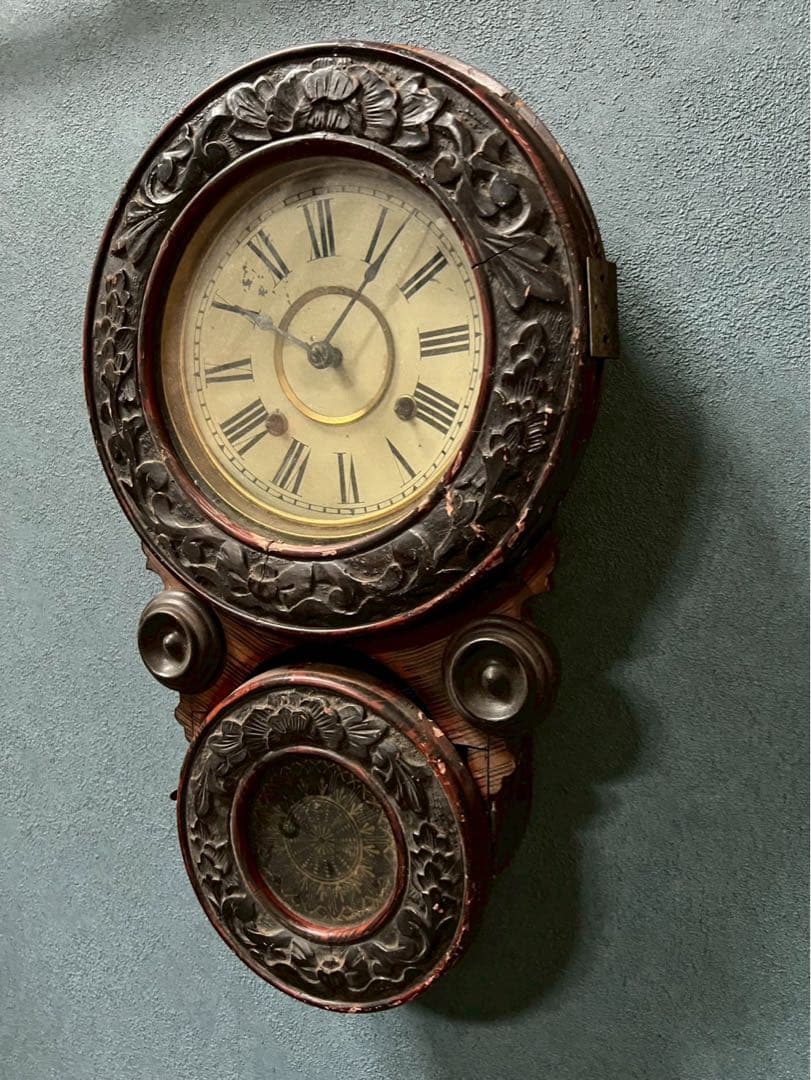 ま*す様 精工舎 ジャンク アンティーク 掛時計 インテリア アンティーク 昭和